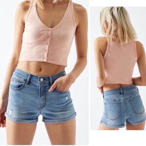 PACSUN Super Stretch SHORTIE Denim Jean Casual Shorts - Size 28